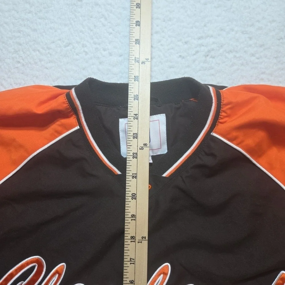 VTG NFL Cleveland Browns Embroidered Windbreaker Pullover‎ Size Large